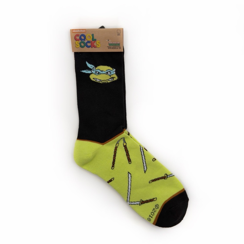 Teenage Mutant Ninja Turtles Cool Socks Mens Womens Nickelodeon 90s Gift New NWT